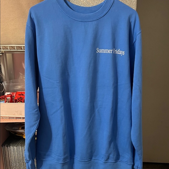 Summer Fridays Vibrant Blue Crewneck - Picture 2 of 7